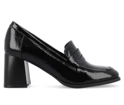 Loafers & Oxfords>Journee Collection Women's Malleah Block Heel Loafers
