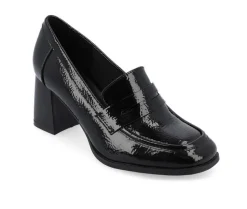 Loafers & Oxfords>Journee Collection Women's Malleah Block Heel Loafers