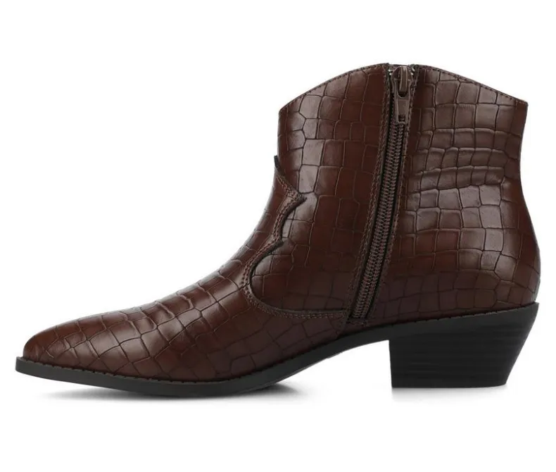 Cowboy & Western|Boots & Booties>Journee Collection Women's Taliah Booties