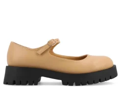 Loafers & Oxfords>Journee Collection Women's Kamie Chunky Mary Janes