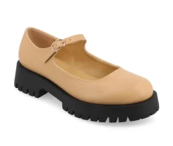 Loafers & Oxfords>Journee Collection Women's Kamie Chunky Mary Janes
