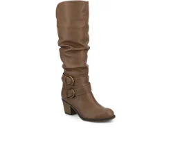 Tall>Journee Collection Women's Late Knee High Boots