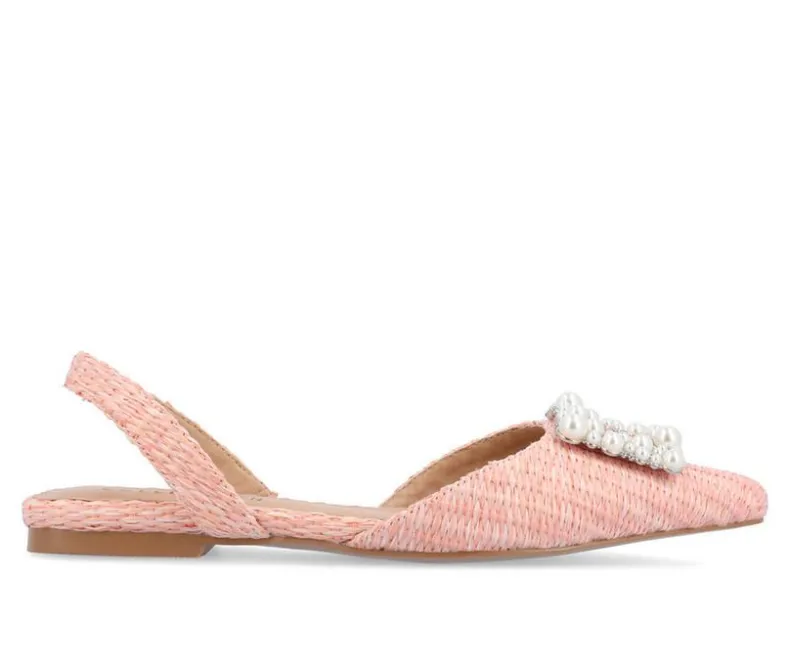 Clogs & Mules>Journee Collection Women's Hannae Slingback Mules