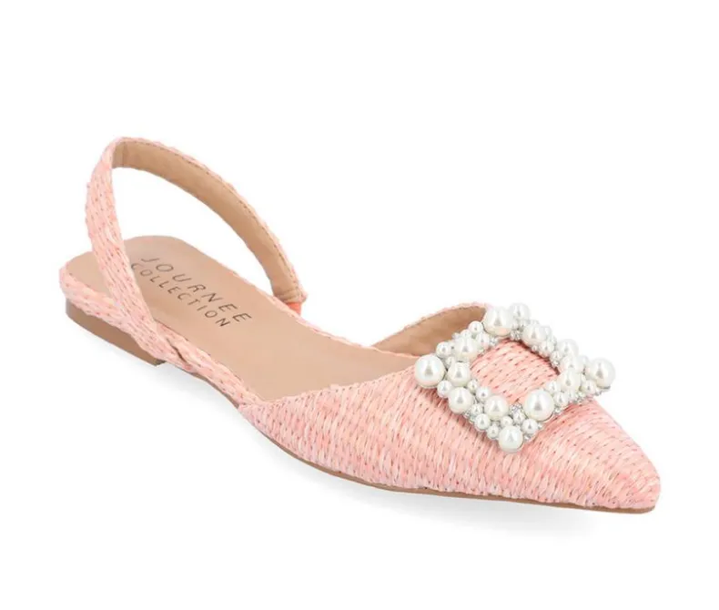 Clogs & Mules>Journee Collection Women's Hannae Slingback Mules