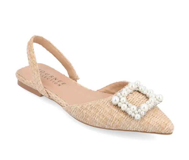 Clogs & Mules>Journee Collection Women's Hannae Slingback Mules