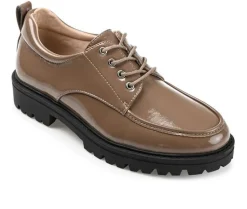 Loafers & Oxfords>Journee Collection Women's Zina Lugged Oxfords