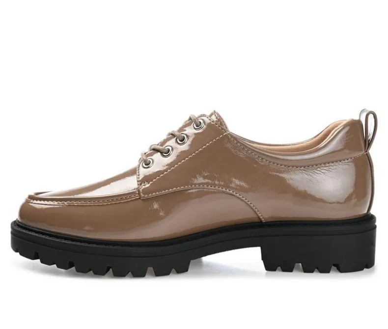 Loafers & Oxfords>Journee Collection Women's Zina Lugged Oxfords