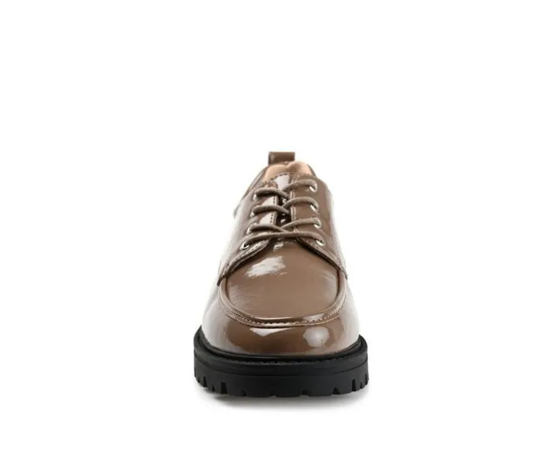 Loafers & Oxfords>Journee Collection Women's Zina Lugged Oxfords