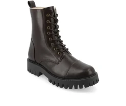 Lace Up>Journee Collection Women's Aaley Combat Boots