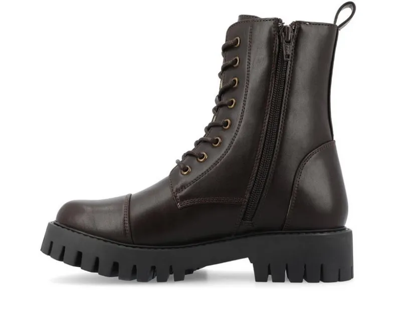 Lace Up>Journee Collection Women's Aaley Combat Boots