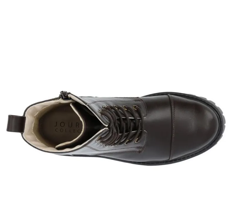 Lace Up>Journee Collection Women's Aaley Combat Boots