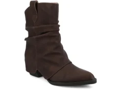 Cowboy & Western|Boots & Booties>Journee Collection Women's Wynette Booties