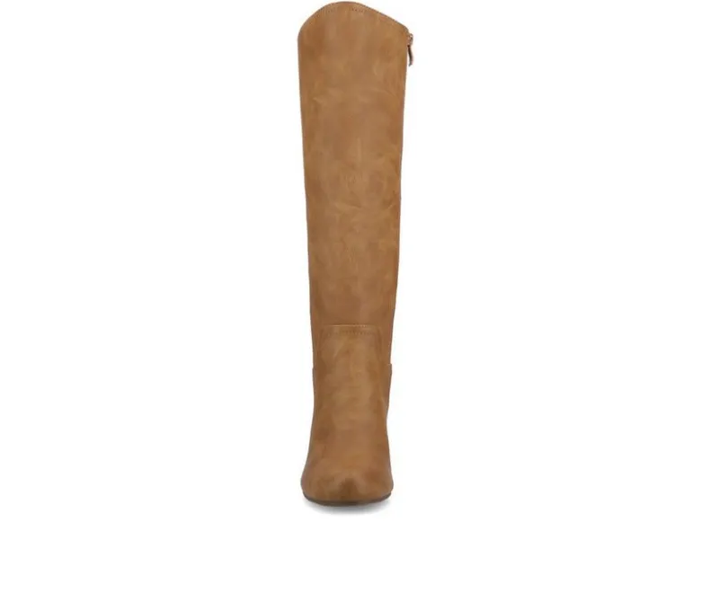 Tall>Journee Collection Women's Langly Wedge Knee High Boots