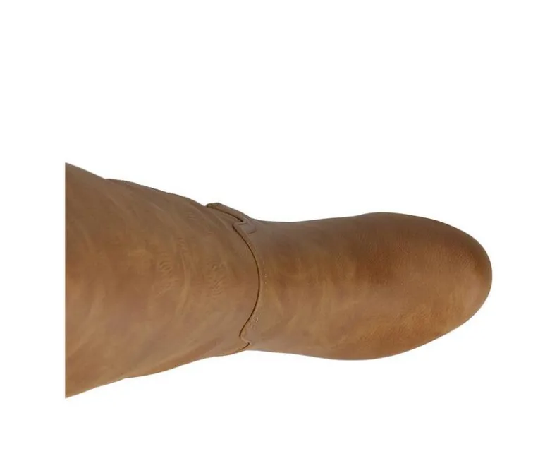 Tall>Journee Collection Women's Langly Wedge Knee High Boots