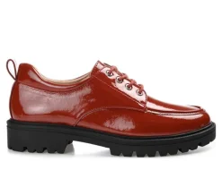 Loafers & Oxfords>Journee Collection Women's Zina Lugged Oxfords
