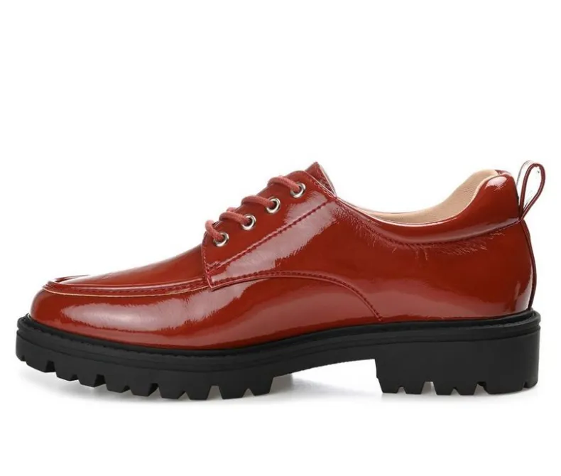 Loafers & Oxfords>Journee Collection Women's Zina Lugged Oxfords