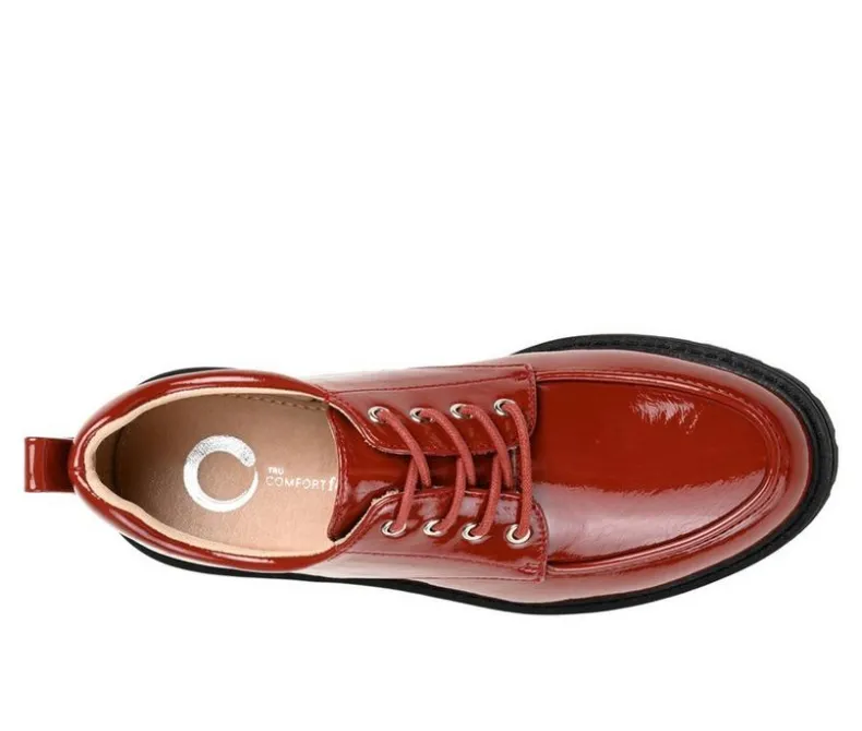 Loafers & Oxfords>Journee Collection Women's Zina Lugged Oxfords