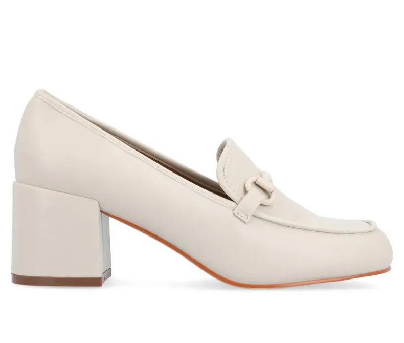 Loafers & Oxfords>Journee Collection Women's Nysaa Block Heel Loafers