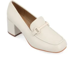 Loafers & Oxfords>Journee Collection Women's Nysaa Block Heel Loafers