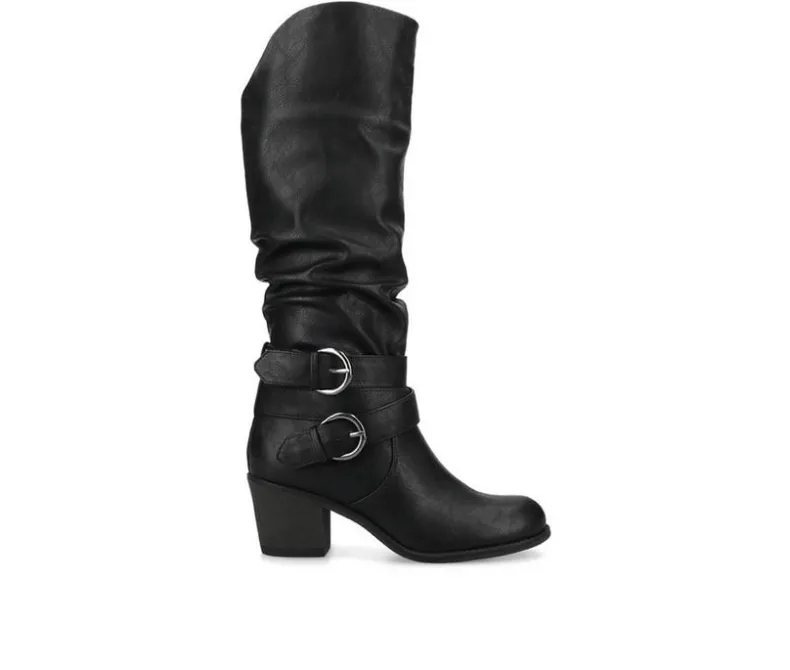 Wide Calf|Moto>Journee Collection Women's Late Wide Calf Knee High Boots