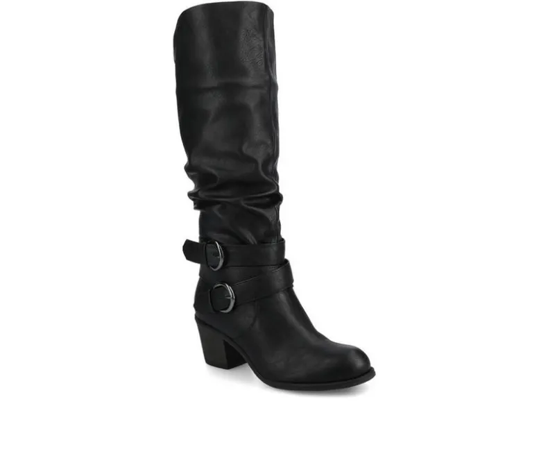 Wide Calf|Moto>Journee Collection Women's Late Wide Calf Knee High Boots