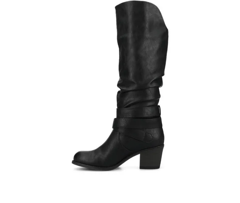 Wide Calf|Moto>Journee Collection Women's Late Wide Calf Knee High Boots