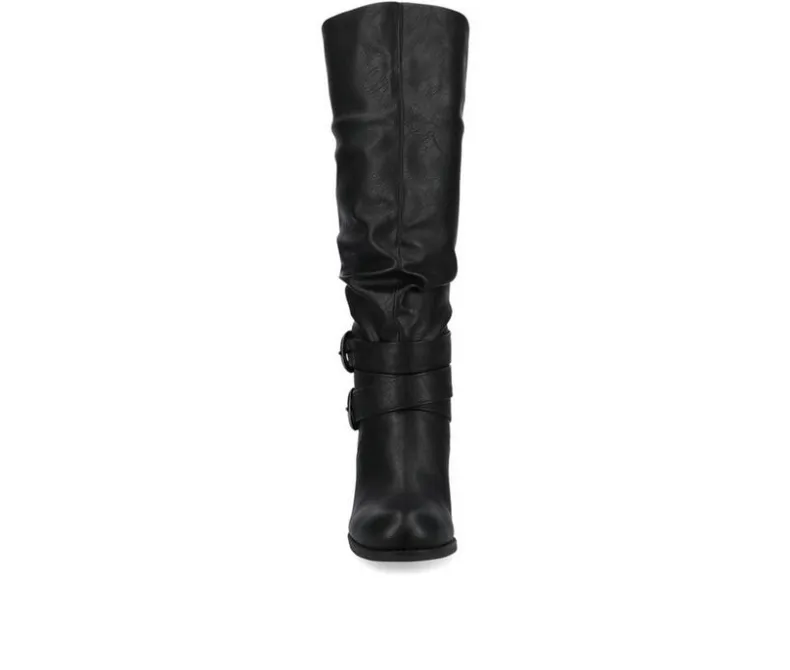 Wide Calf|Moto>Journee Collection Women's Late Wide Calf Knee High Boots