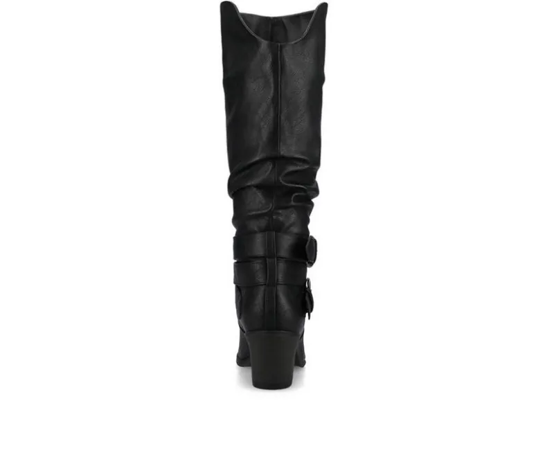 Wide Calf|Moto>Journee Collection Women's Late Wide Calf Knee High Boots