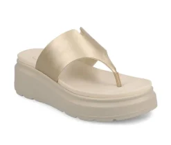 Sandals>Journee Collection Women's Carah Platform Flip-Flops