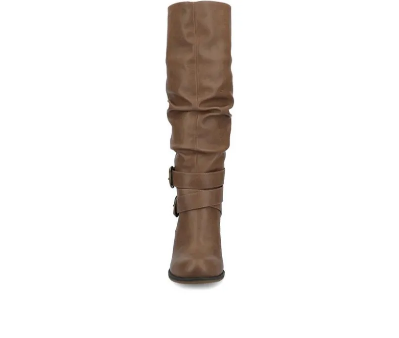 Wide Calf|Moto>Journee Collection Women's Late Wide Calf Knee High Boots