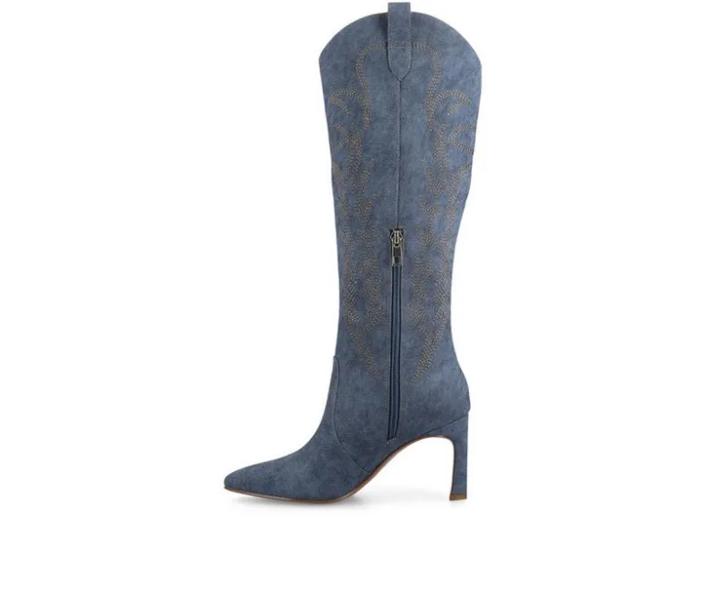 Cowboy & Western|Boots & Booties>Journee Collection Women's Laramie Knee High Boots