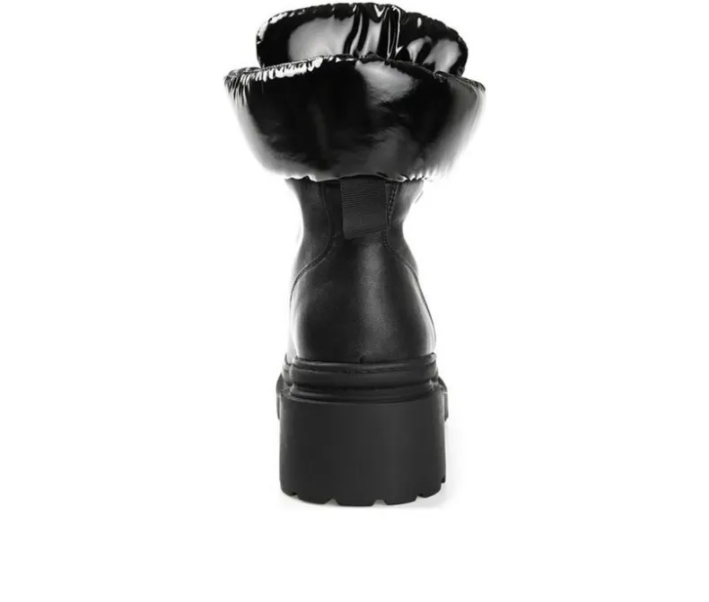Lace Up|Dress>Journee Collection Women's Irrah Heeled Combat Booties