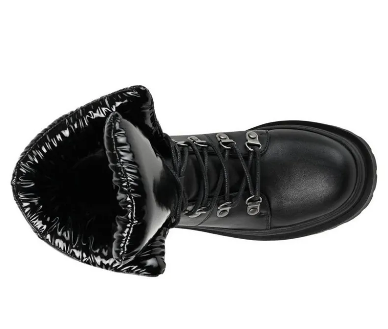 Lace Up|Dress>Journee Collection Women's Irrah Heeled Combat Booties