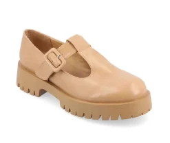 Loafers & Oxfords>Journee Collection Women's Suvi Chunky T-Strap Mary Janes