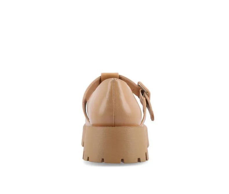 Loafers & Oxfords>Journee Collection Women's Suvi Chunky T-Strap Mary Janes