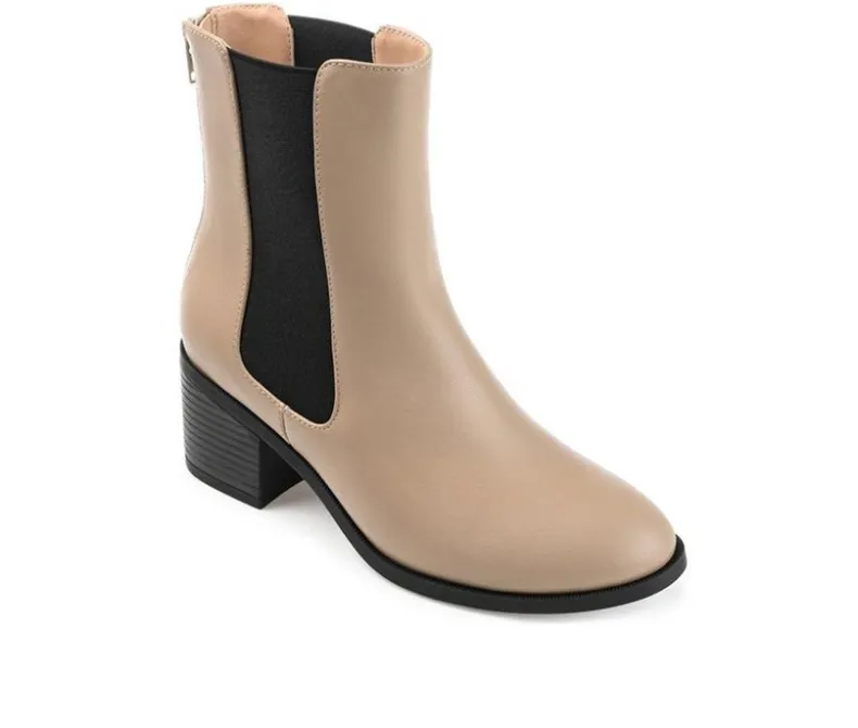 Dress|Chelsea>Journee Collection Women's Tayshia Block Heel Chelsea Booties