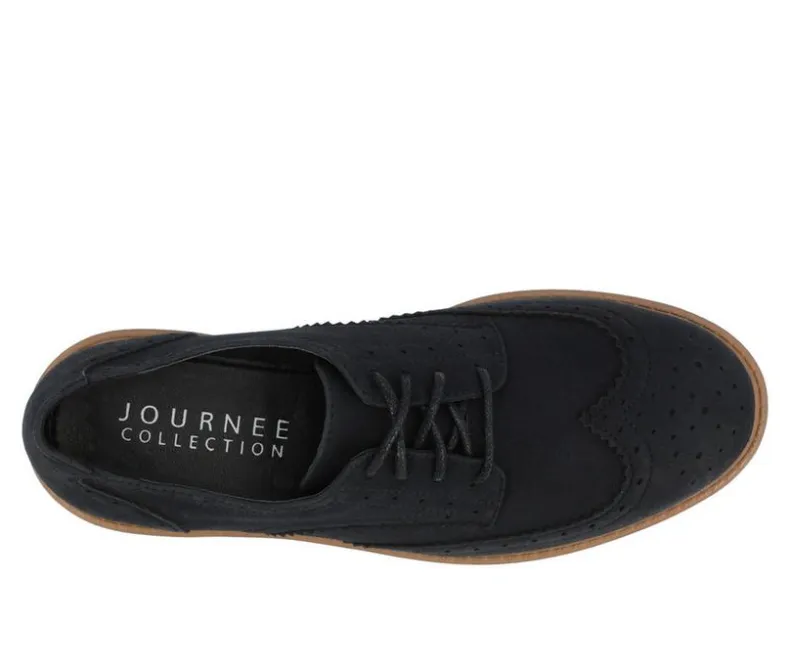 Loafers & Oxfords>Journee Collection Women's Claudiya Chunky Oxfords