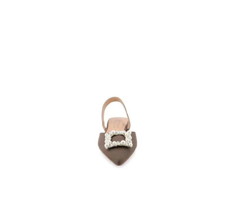 Clogs & Mules>Journee Collection Women's Hannae Slingback Mules