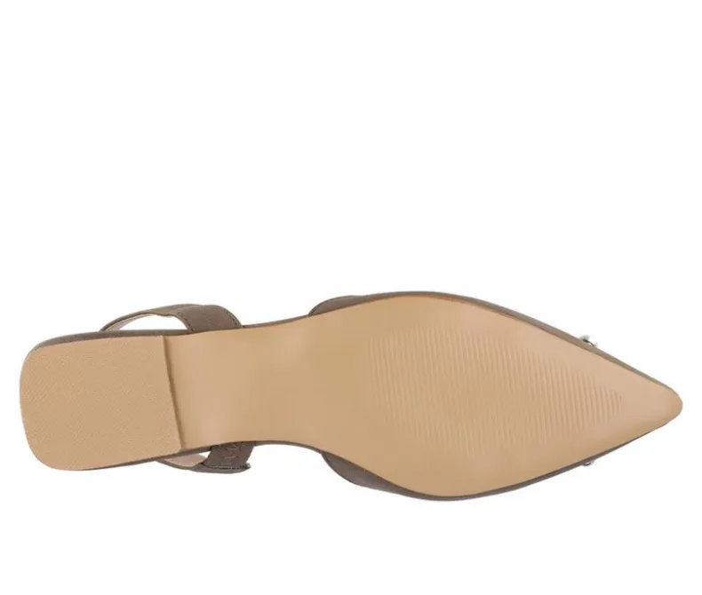 Clogs & Mules>Journee Collection Women's Hannae Slingback Mules