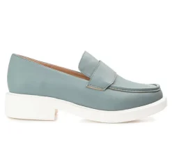 Loafers & Oxfords>Journee Collection Women's Saydee Block Heel Loafers