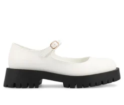 Loafers & Oxfords>Journee Collection Women's Kamie Chunky Mary Janes