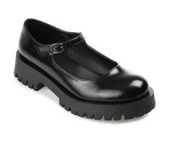 Loafers & Oxfords>Journee Collection Women's Kamie Chunky Mary Janes