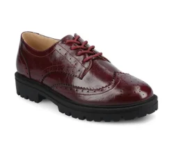 Loafers & Oxfords>Journee Collection Women's Claudiya Chunky Oxfords