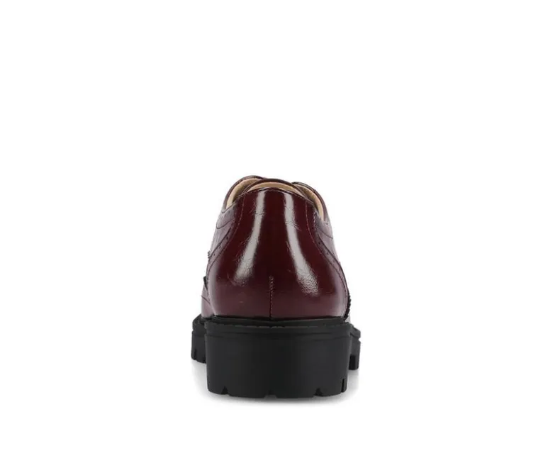 Loafers & Oxfords>Journee Collection Women's Claudiya Chunky Oxfords