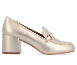 Loafers & Oxfords>Journee Collection Women's Nysaa Block Heel Loafers
