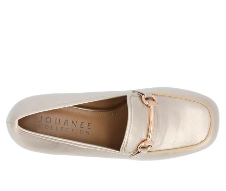 Loafers & Oxfords>Journee Collection Women's Nysaa Block Heel Loafers