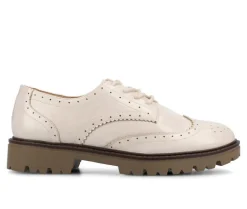 Loafers & Oxfords>Journee Collection Women's Claudiya Chunky Oxfords
