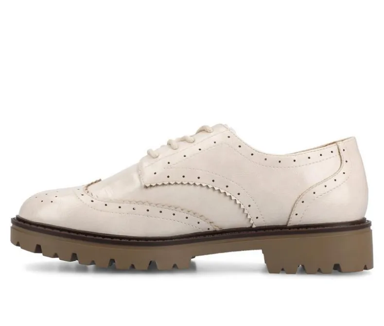 Loafers & Oxfords>Journee Collection Women's Claudiya Chunky Oxfords