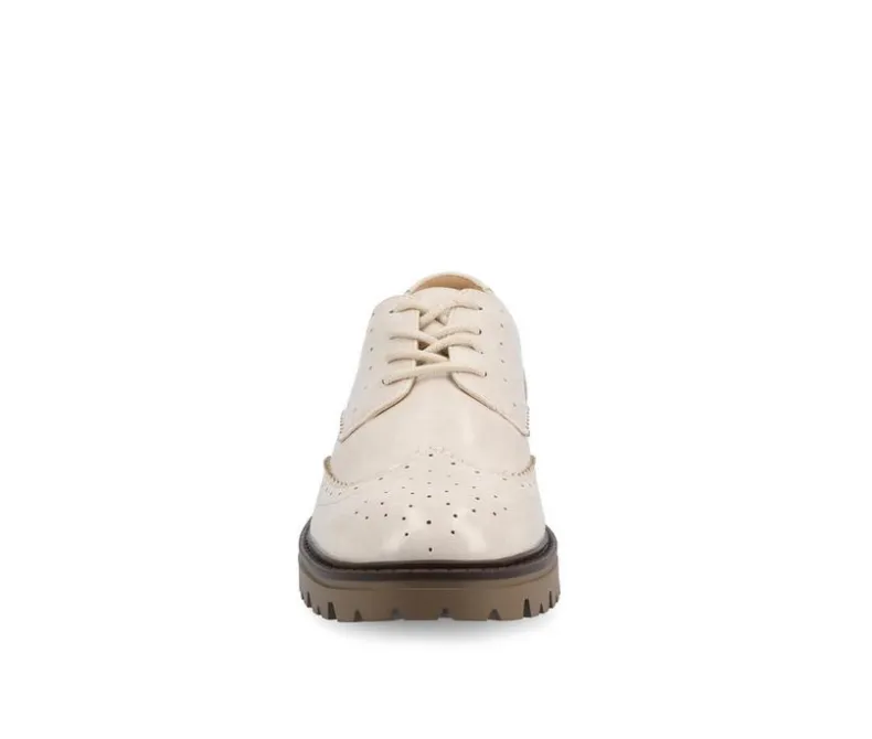 Loafers & Oxfords>Journee Collection Women's Claudiya Chunky Oxfords
