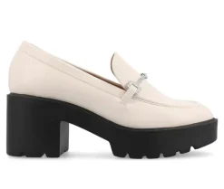 Loafers & Oxfords>Journee Collection Women's Keeziah Chunky Heeled Loafers